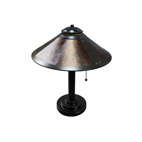 Mica Collection Mission, Tiffany Style Table Lamp - 15.5 x 15"