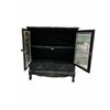 Image 3 : Victorian Ebonised Black Wooden Cabinet - 29.5 x 32.5 x 15.5 - Retail $540