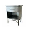 Image 1 : Metal Side Table - 19.5 x 26 x 17.25