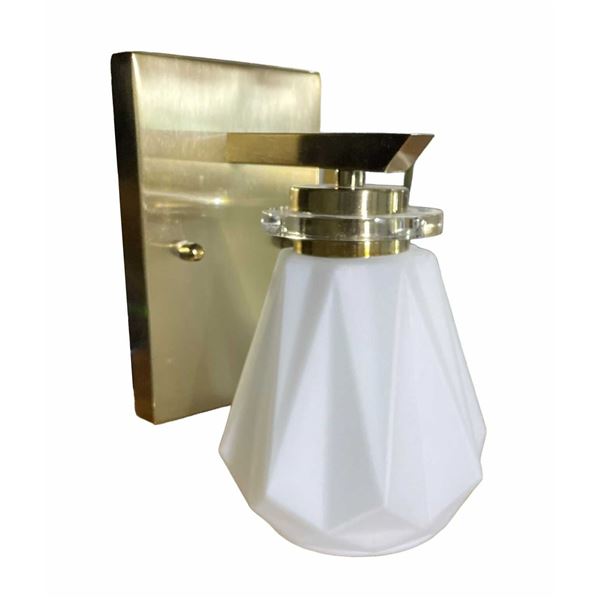 French Art Deco Sconce - 5 x 9 x 6.75" - Retail $865