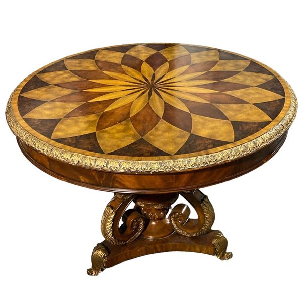 Maitland Smith Mahogany Center Hall Table - 40 x 30" - Retail $1600