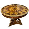 Image 1 : Maitland Smith Mahogany Center Hall Table - 40 x 30" - Retail $1600