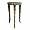 Image 2 : Silver Waves Martini Table - 12.25 x 18.25 x 10" - Retail $475