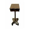 Image 2 : Vintage Wooden Side Table that Folds Out - 26 x 29.75 x 13" - Size as is: 26 x 29.75 x 13" Folded ou