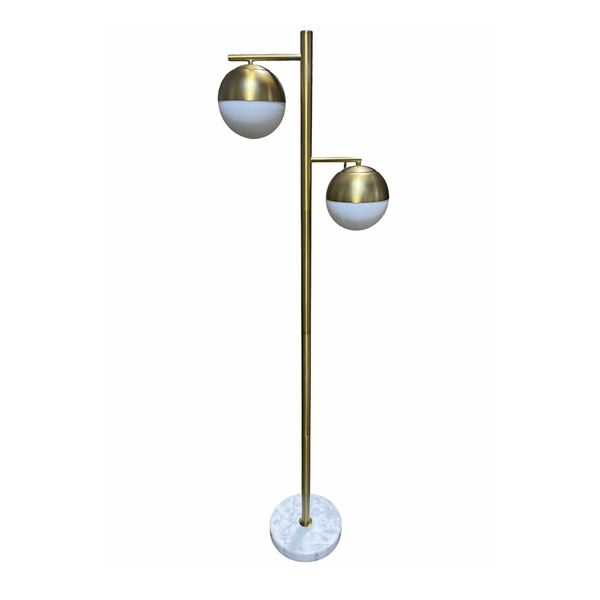 Modern Golden Floor Lamp - 19.25 x 65.5 x 10.75"