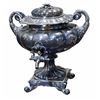Image 1 : Antique cast iron Samovar  - 15.5 x 15.75 x 15.75"