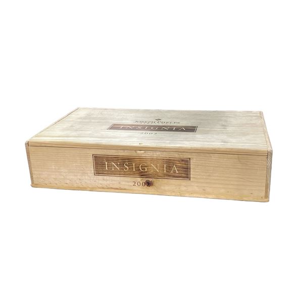 Wooden Wine Crate (Insignia) - 23 x 5 x 13.25