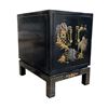 Image 1 : Small Black Lacquer Dresser - 14 x 20.75 x 20