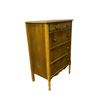 Image 3 : Old Wooden Dresser (Missing Knobs) - 32 x 48.25 x 20"