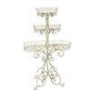 Image 1 : Vintage 3-Tiered Iron Plant Stand - 32.5 x 55.25 x 14.5" - Retail $2450