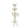 Image 2 : Vintage 3-Tiered Iron Plant Stand - 32.5 x 55.25 x 14.5" - Retail $2450