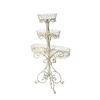 Image 4 : Vintage 3-Tiered Iron Plant Stand - 32.5 x 55.25 x 14.5" - Retail $2450