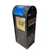 Image 2 : Curved Top Newspaper Box - 17.75 x 42.25 x 15" - Has newspapers inside.