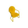 Image 1 : Yellow Metal Chair - 24x21x34_