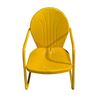 Image 2 : Yellow Metal Chair - 24x21x34_