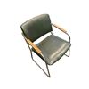 Image 1 : Vintage Green Office Chair - 22.5x20x32"