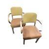 Image 1 : Vintage Metal/Vinyl Chairs - 34.5x22x23"