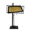Image 1 : Modern Glass Table Lamp - 8 x 26.5 x 16