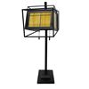 Image 2 : Modern Glass Table Lamp - 8 x 26.5 x 16