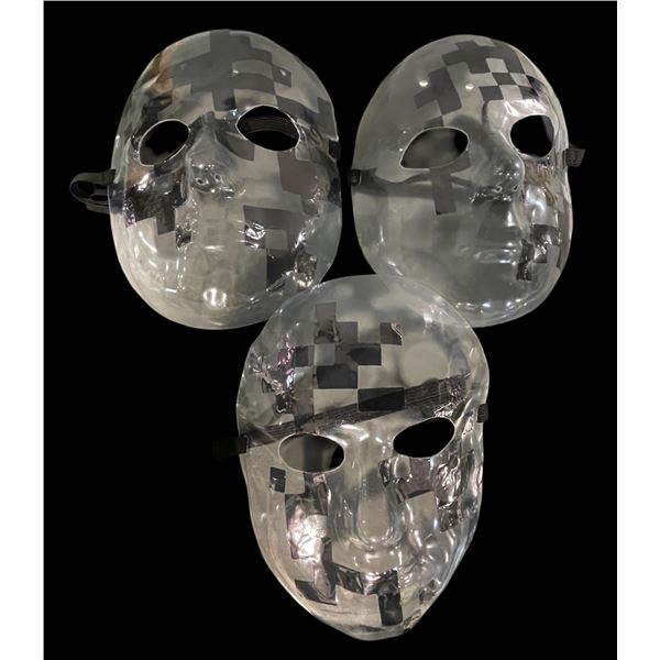 "Upload", S01, Ep. 05 - "The Grey Market" Group of 3 assorted Masks