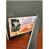 Image 2 : 2 pc - Native art - R.C. Gormann Ceramic tile and small wooden totem pole.