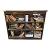 Image 1 : "Superman & Lois" - Vintage Office Cabinet w/ Contents- approx.5ft L x 4ft D x 19" h