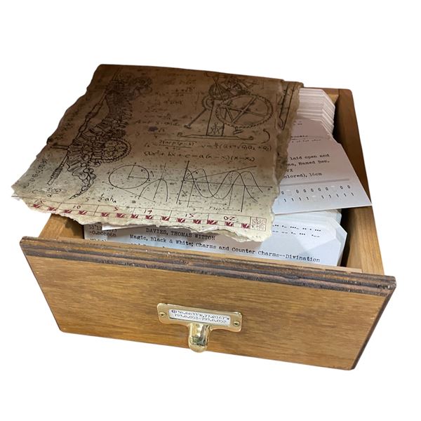 "The Magician" - Movie Library Drawer full of cards & 2 Movie Mechanism Maps