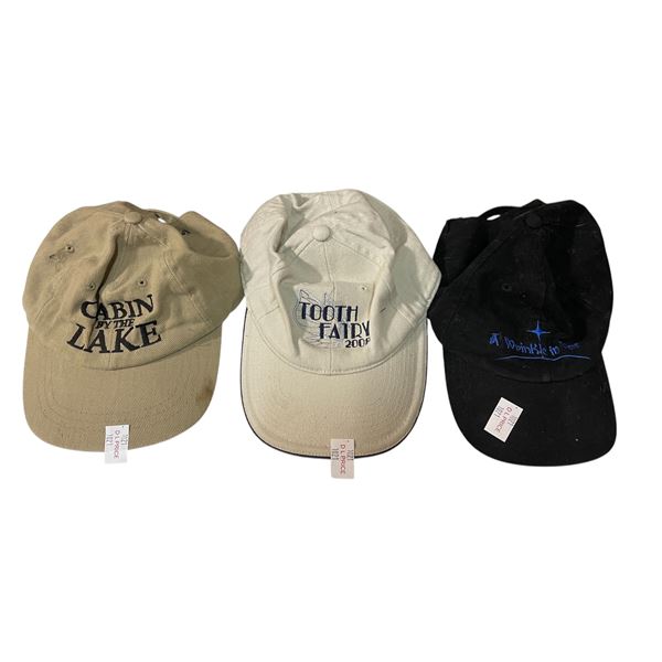 Movie Set Dec Caps - includes "Tooth Fairy"/"Cabin by the Lake" & "A wrinkle in Time" Shows, 4 pcs