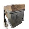 Image 5 : rolling railroad cart coffee table (approx 50 x 28 x 18in H)