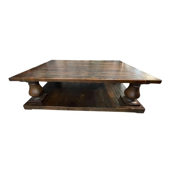 Restoration Hardware St. James - Solid wood coffee table - Retails: $5,145.00
