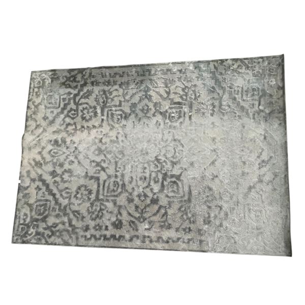 Carpet Art Deco classic gray area rug - dimensions 7ft 7in 10ft 6in