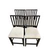 Image 1 : Set of 4 counter height chairs (needs polishing) seat approx 23in H x 18in x 17in
