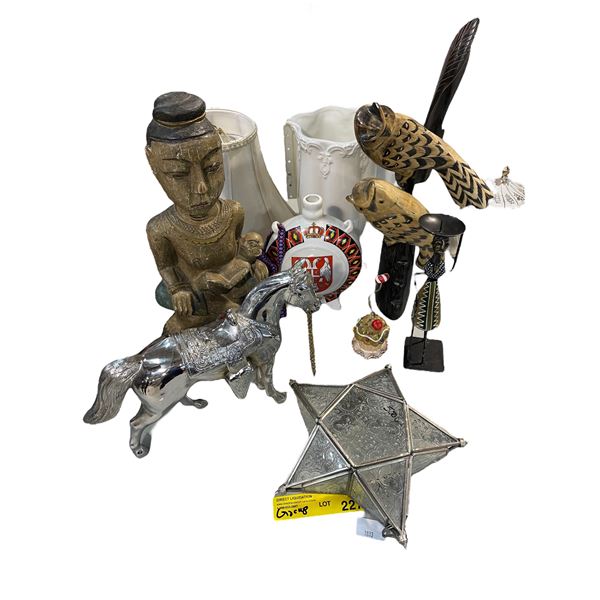 Group of Assorted Decorative Items from Estate