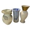 Image 2 : Assorted Pottery Vases & Cinsa Tea Pot