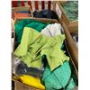 Image 2 : Pallet Full of Assorted Items - Fabric, Desk Lamps, Etc.