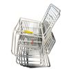 Image 1 : 10 Pce White Metal Lawn Chairs