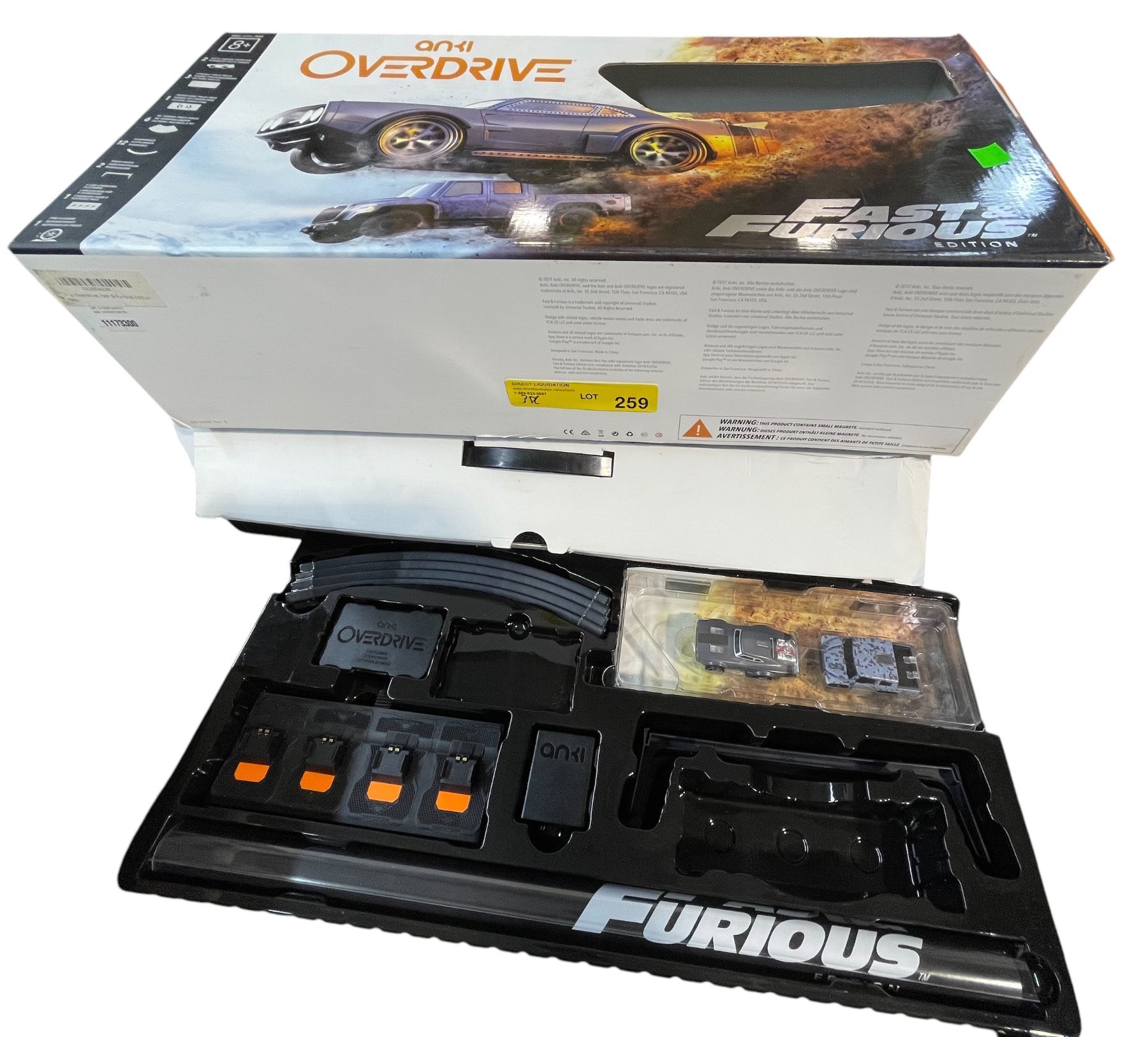3 Pce Anki Overdrive Fast & Furious Edition Kit, Racing Track, Hot ...
