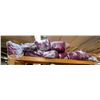 Image 1 : Shelf Lot of Red Backdrop Fabric