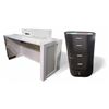Image 1 : 2 Cabinets Brown - (43x26x18) & White - (70x26x44)