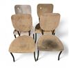 Image 1 : 4 Clothed Chairs 1 in Need of Cleaning (36x20x)