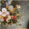 Image 2 : Beautifully Framed Oversized Still Painting Flowers in Vase (P.ASTEGA 55x45)