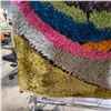 Image 2 : Picasso Collection Multi Coloured Shaggy Rug (5x8)