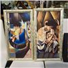 Image 2 : 3 Framed Original Oil on Canvas Art Works (26x15)
