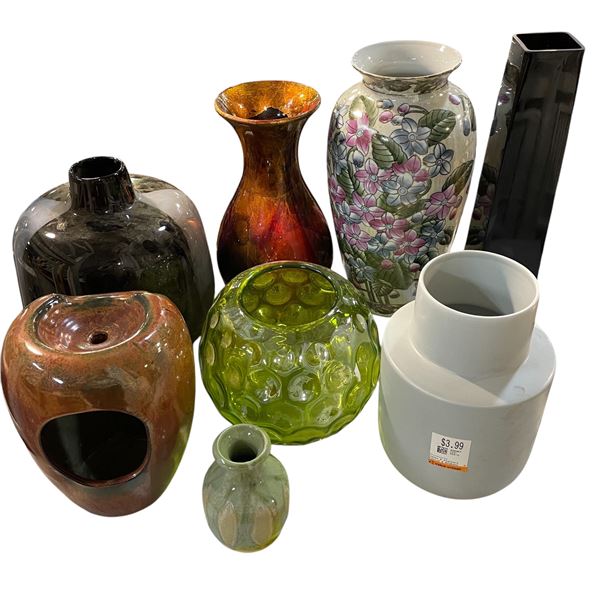 Group of Assorted Decorative Vases