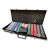 Image 2 : Poker Chips & Playing Cards Set & Case