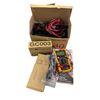 Image 1 : Assorted Electronics - Wall Stud Finder, Reusable Gripers, Ammeter, Noco X Connect 12 V Male Plug & 