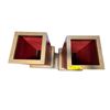 Image 2 : 2 Red & Gold Tone Lanterns (38x15x15)