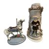 Image 2 : 6 Home Collectables - Vases, Beer Stein, Mary-Go-Round Horse