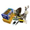 Image 1 : Assorted Collectables - Trophies, Zippo Lighters/Measuring Tape, Pocket Knives, Bobble Heads & Etc.