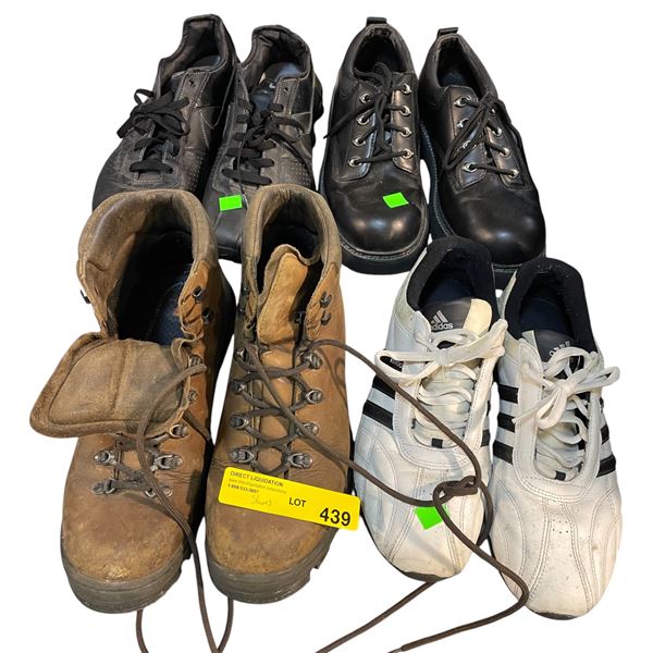 4 Pairs of Assorted Shoes Size 10-11